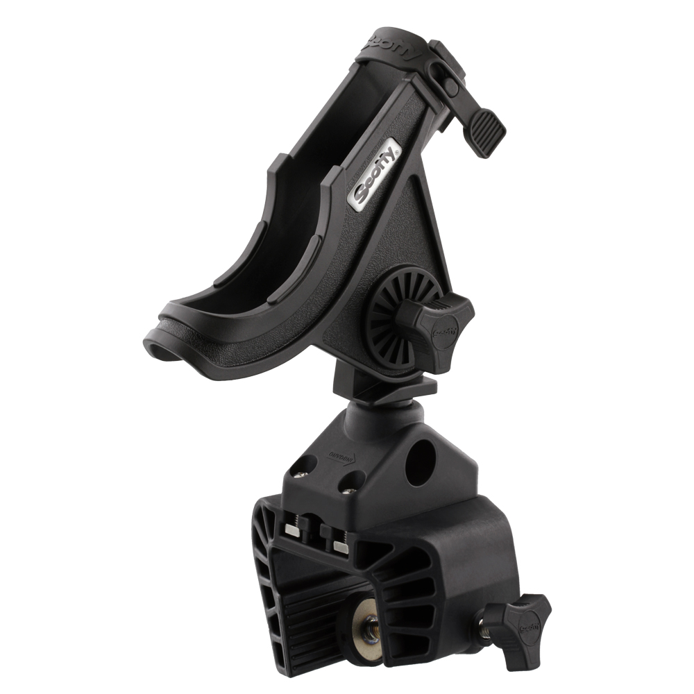 scotty  No. 389 Baitcaster / Spinning Rod Holder with Portable Clamp Mount