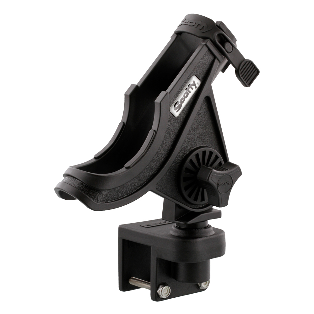 scotty  No. 284 Baitcaster / Spinning Rod Holder with 1 1/4” Square Rail  Mount